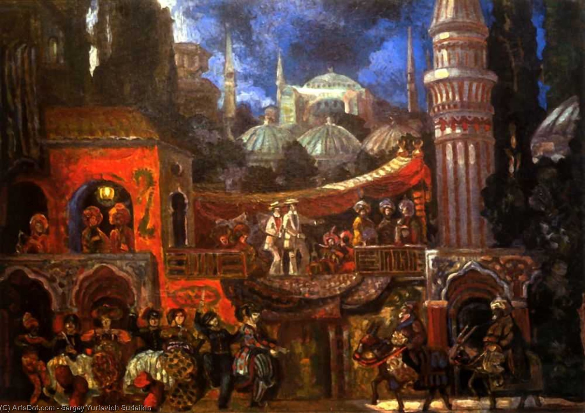 Decoration For ''entertainment For The Girls'' By Kuzmin — Sergej Jur'evič Sudeikin