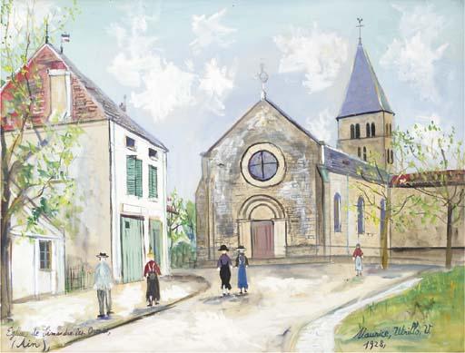 Church Of Simandre-les-ormes — Maurice Utrillo