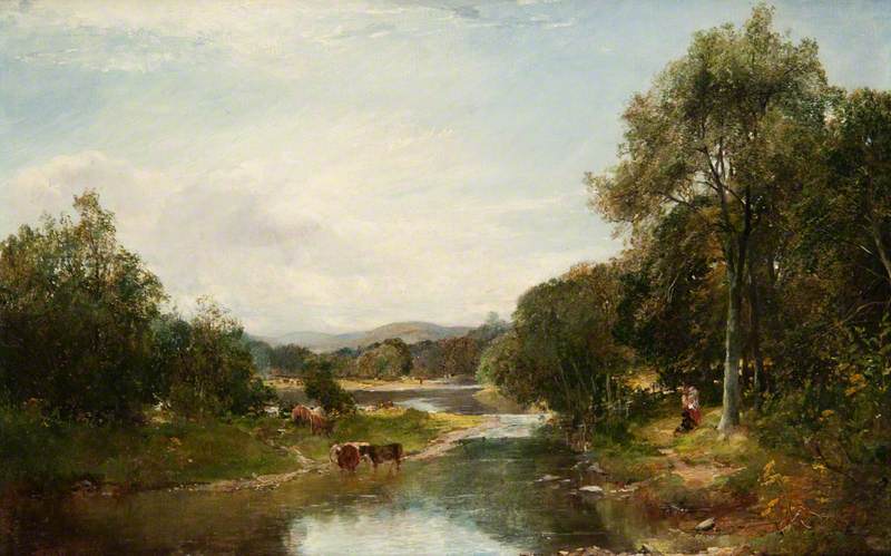 On The Tweed, Near Lowood, Roxburghshire — John Crawford Wintour