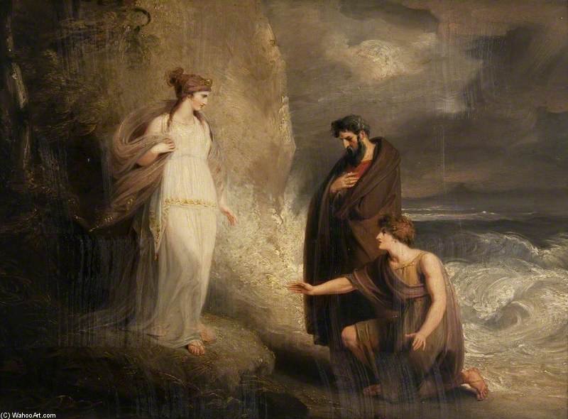 Telemachus Landing On The Isle Of Calypso — Richard Westall