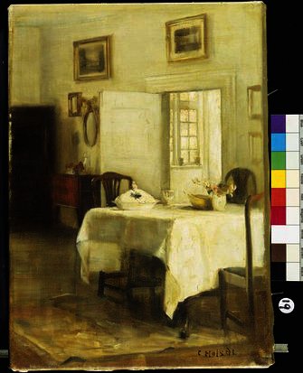The Dining Room — Carl Vilhelm Holsoe
