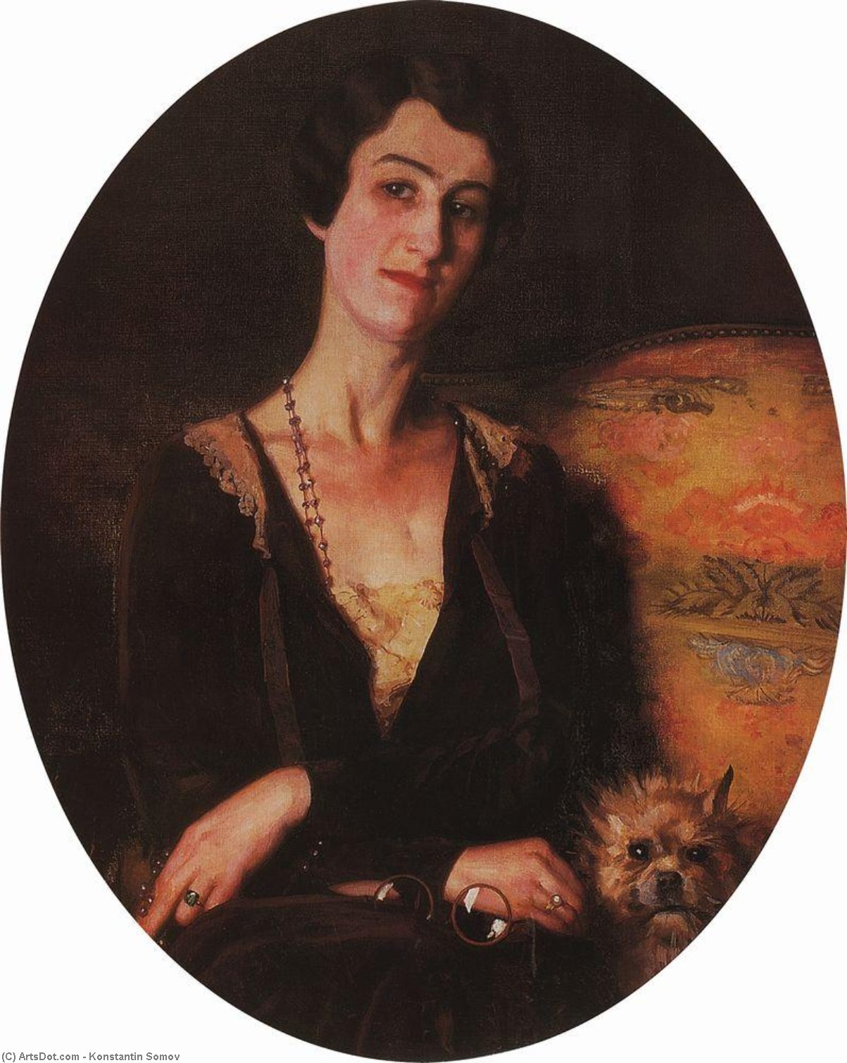 Portrait Of E. Pits-bilibina — Konstantin Andreevic Somov