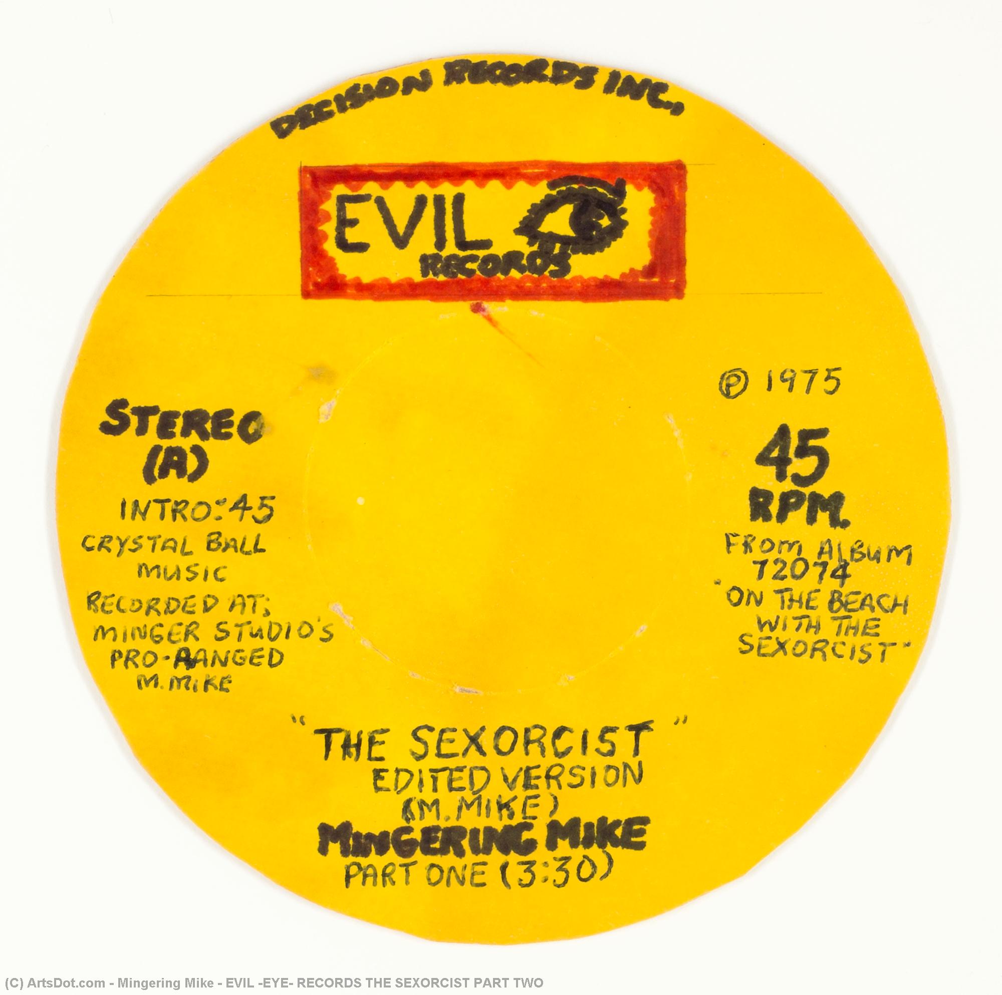 Evil (eye) Records The Sexorcist Part Two — Mingering Mike