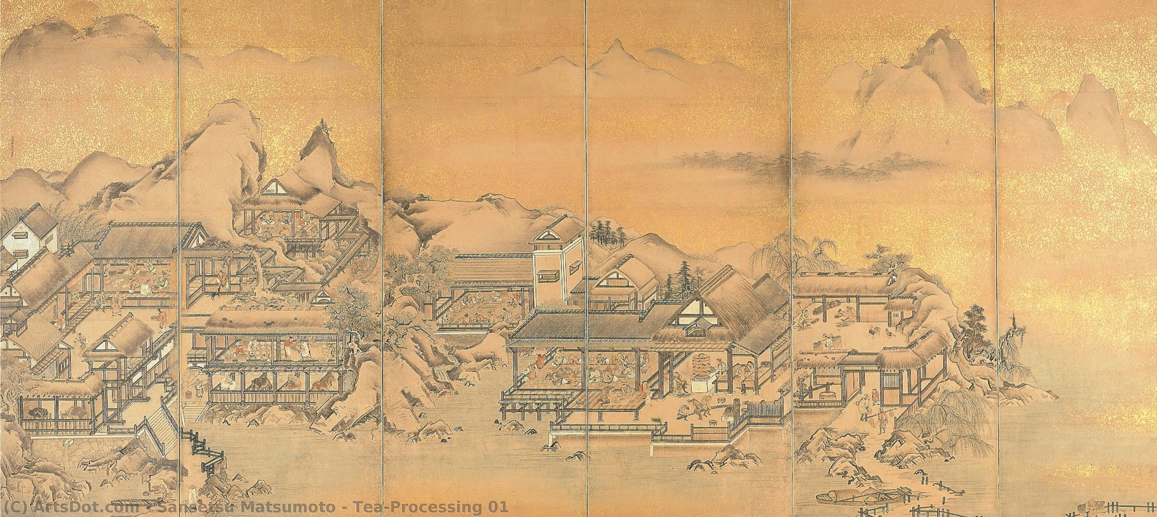 Tea-processing 01 — Sansetsu Matsumoto