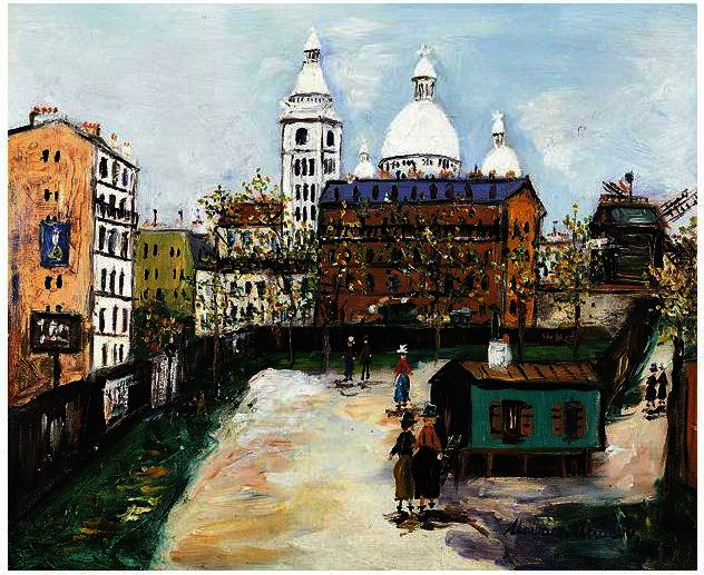 Streets Of Montmartre 3 — Maurice Utrillo
