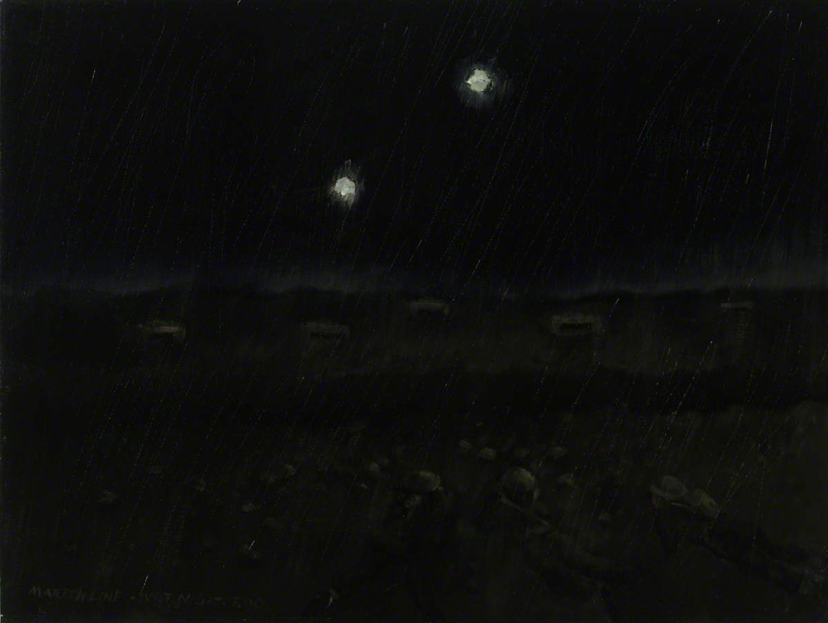 Mareth Line – Wet Night, F. O. O., March 1943 — Cyril Mount