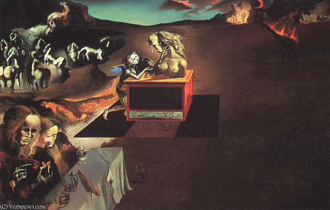Dalí Erfindungen Der Monster, Öl Auf Leinwand, Kunst In — Salvador Dalí