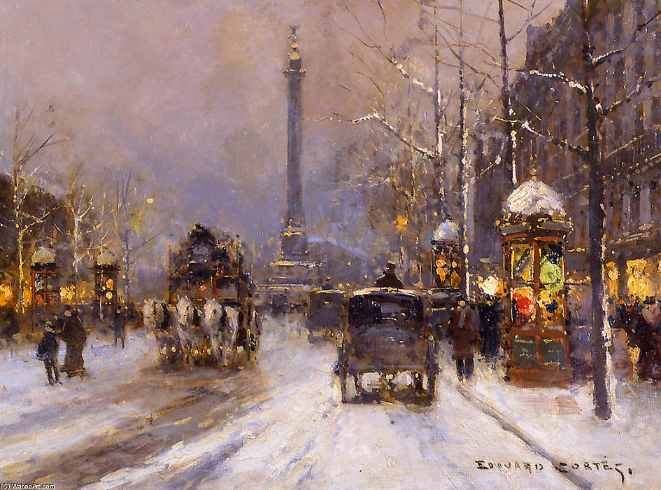 Place De La Bastille — Edouard Cortès