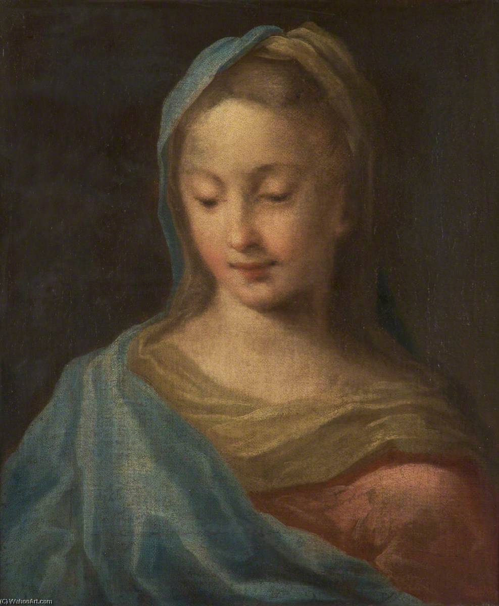 Head Of The Madonna (copy After Correggio) — Thomas Robson