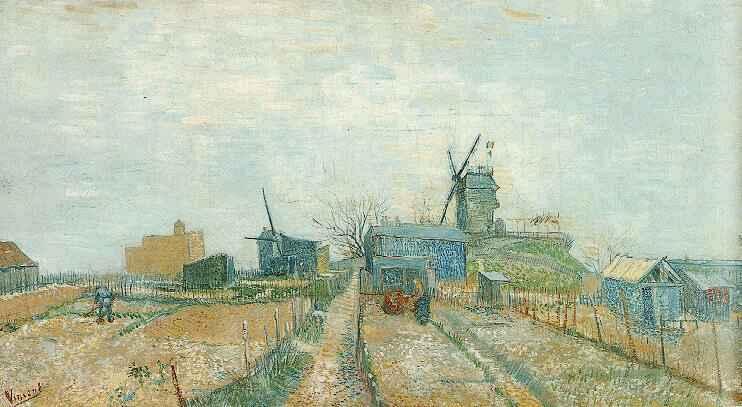 Vegetable Garden In Montmartre — Vincent Willem Van Gogh