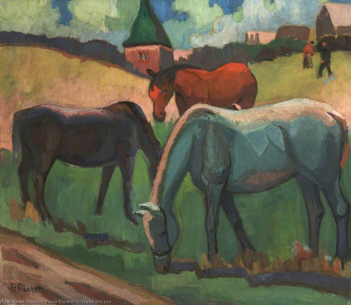 Three Horses — Paula Fischer