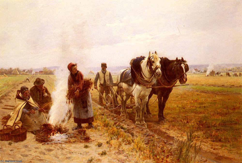 Plowing The Fields — Adrien Moreau