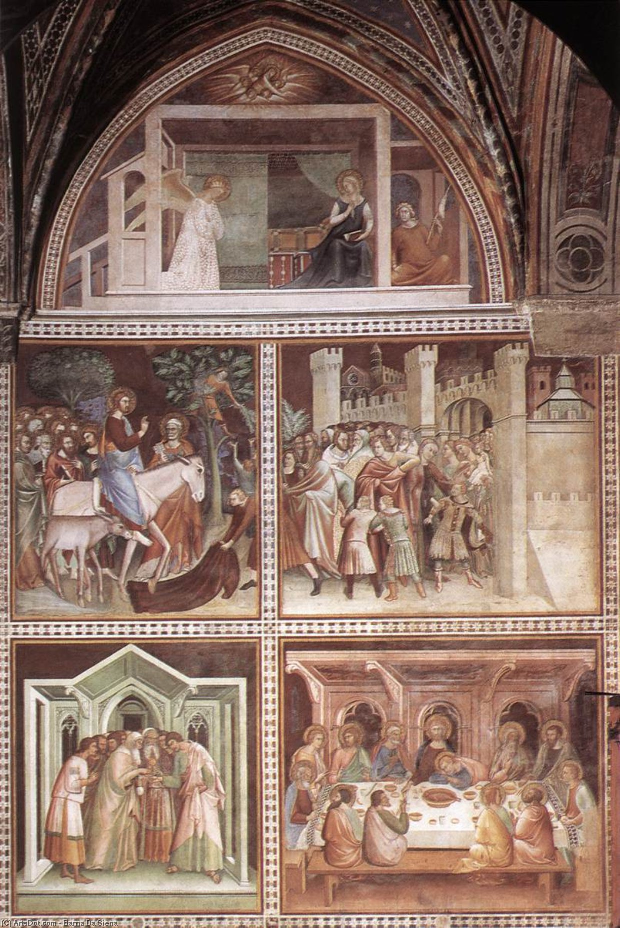 Scenes From The New Testament — Barna Da Siena