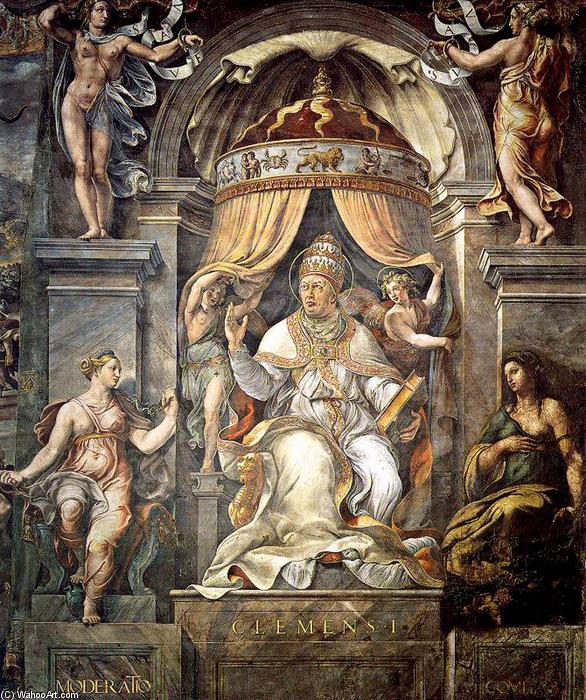 Portrait Of Clement I With The Features Of Leo X — Giovan Francesco Penni