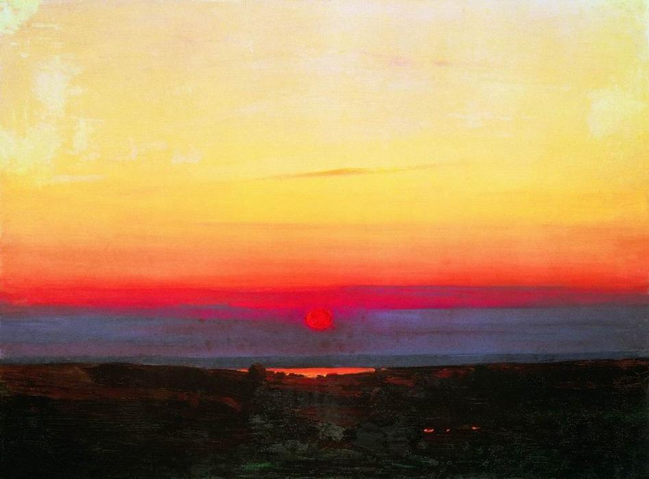 Sunset By The Sea — Архип Иванович Куинджи