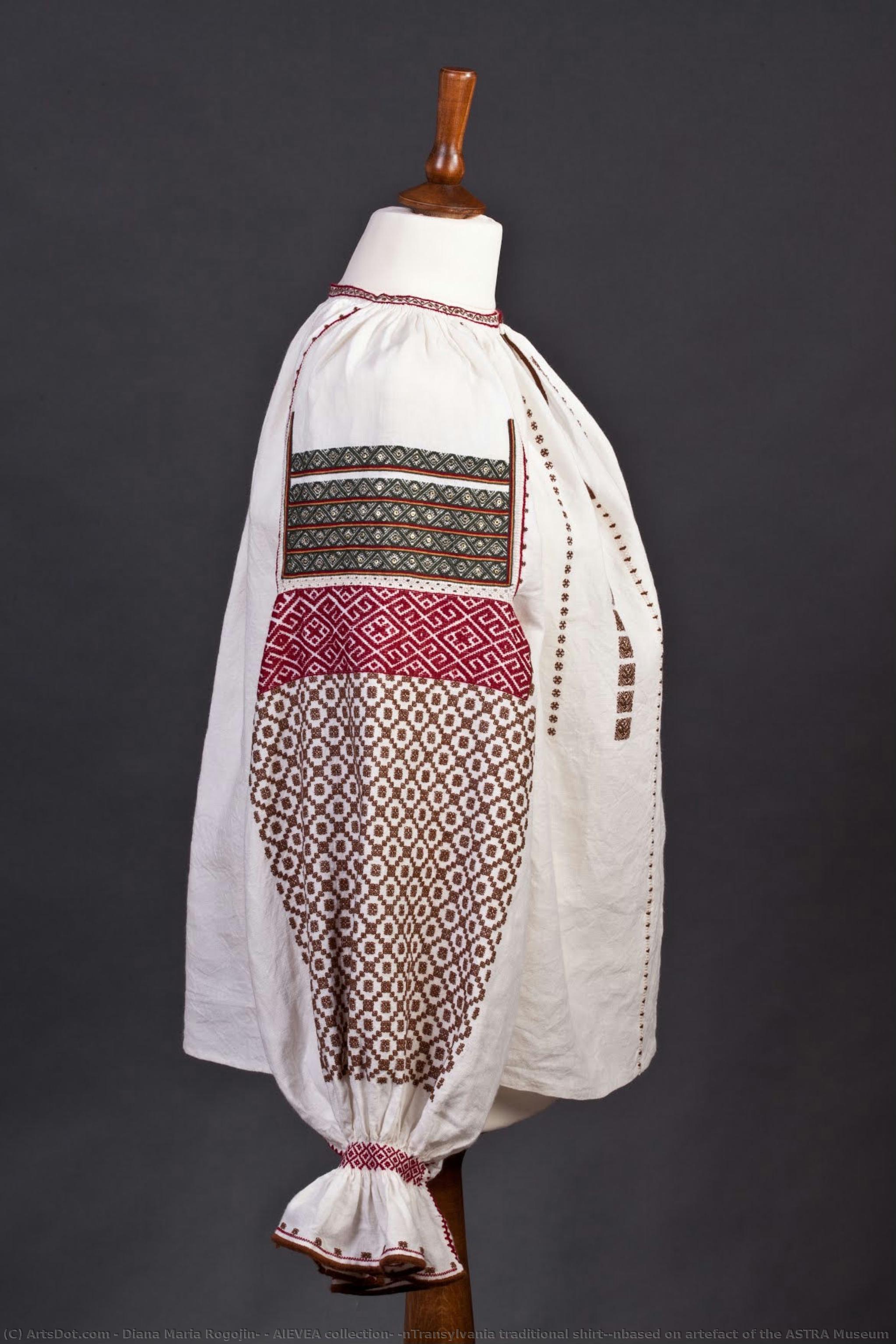 Aievea Collection; \ntransylvania Traditional Shirt;\nbased On Artefact Of The Astra Museum — Diana Maria Rogojină