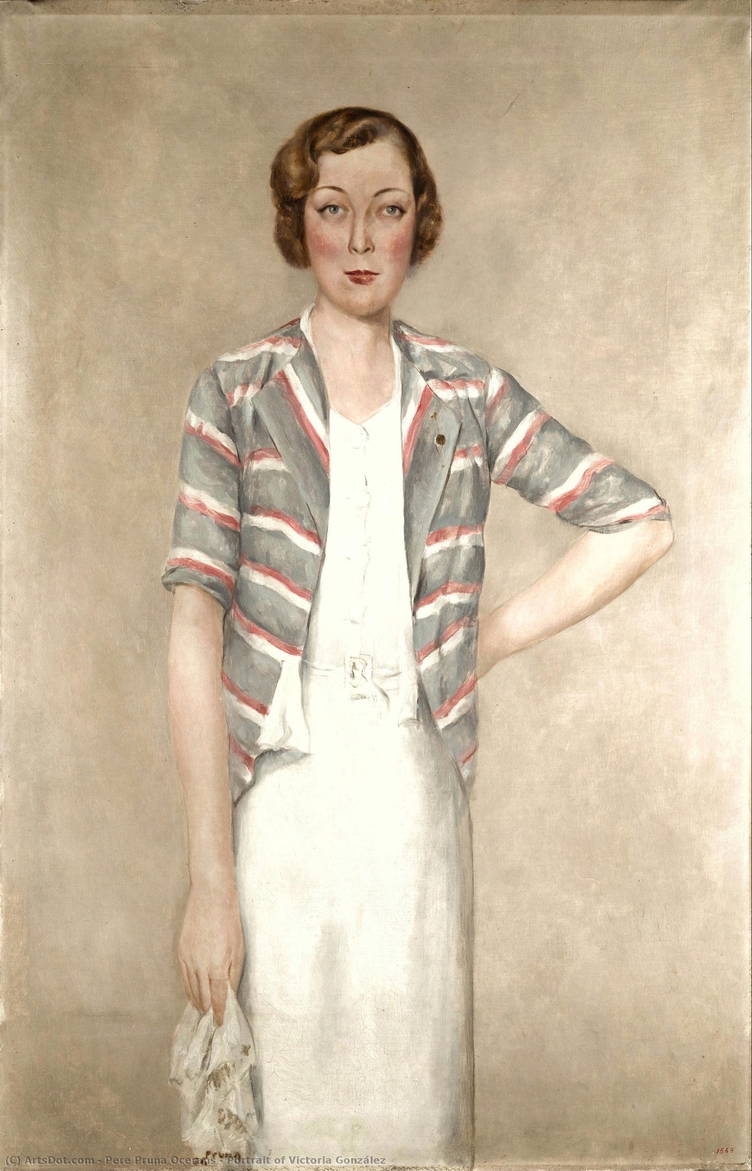 Portrait Of Victoria González — Pere Pruna Ocerans