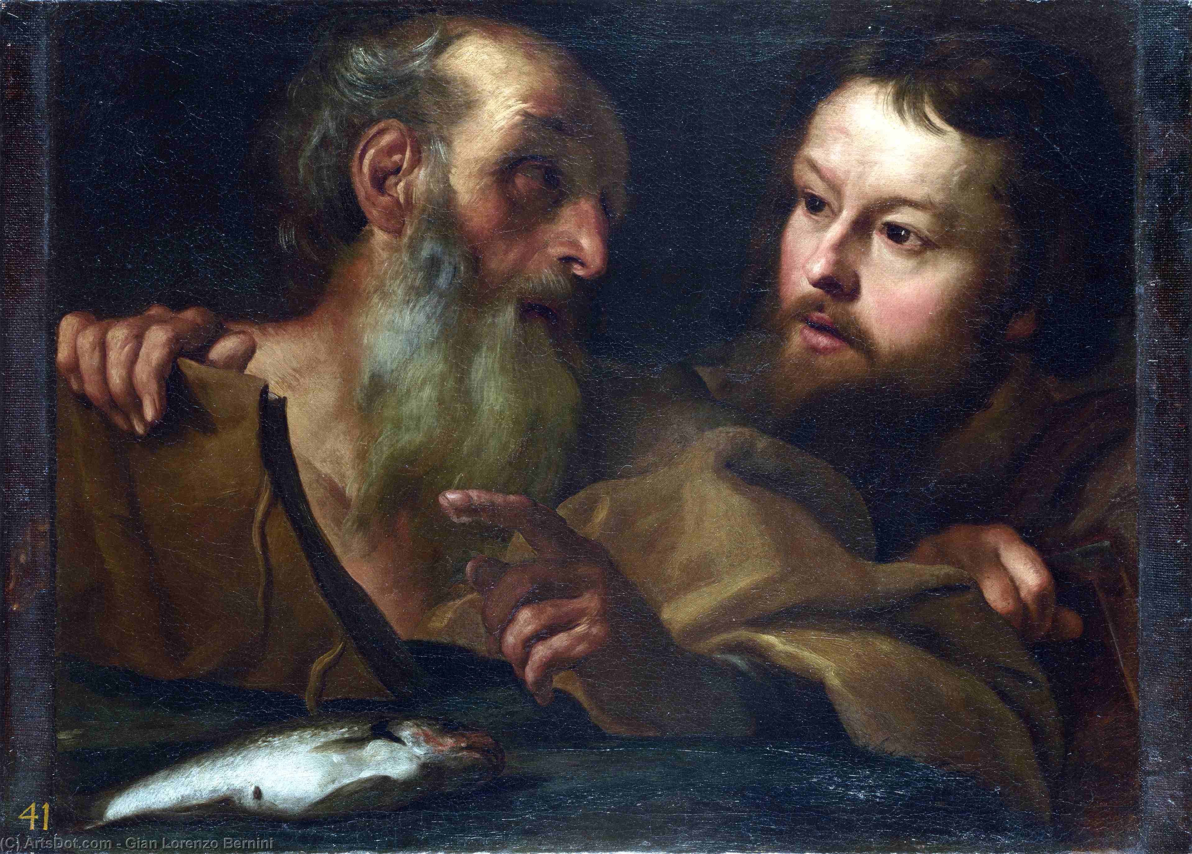 Portrait - Saint Andrew And Saint Thomas — Gian Lorenzo Bernini