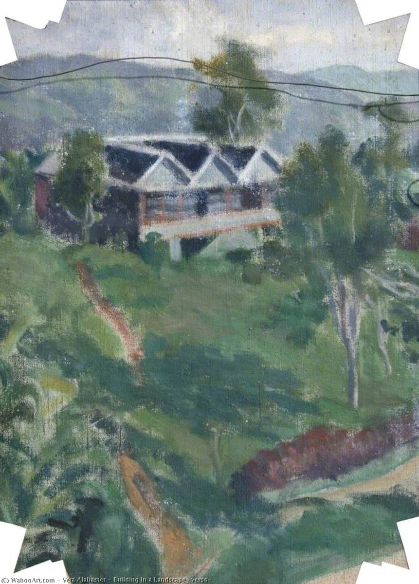 Building In A Landscape (verso) — Vera Alabaster