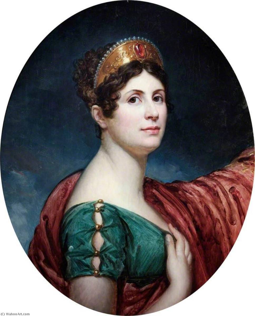 A Lady In Court Costume — Robert Jacques François Lefèvre