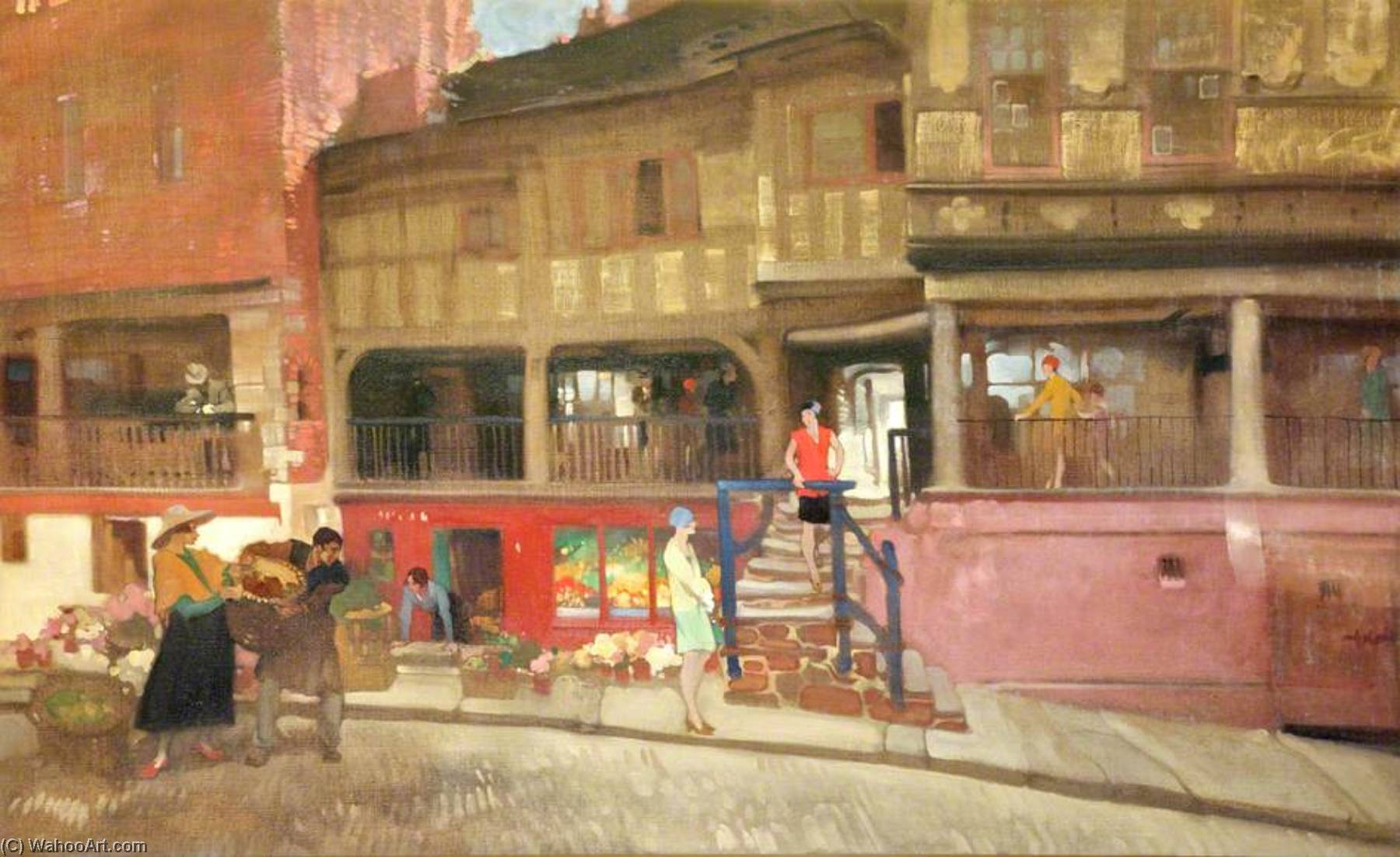 South Side Of Watergate Street, Chester — Sir William Russell Flint