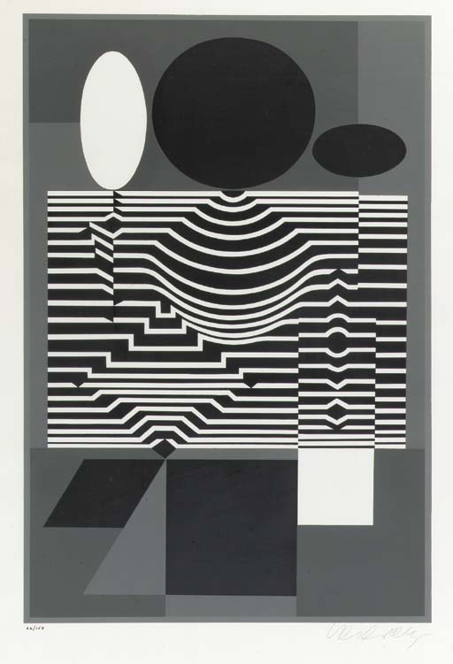 Album Cinetique. Four Plates — Victor Vasarely