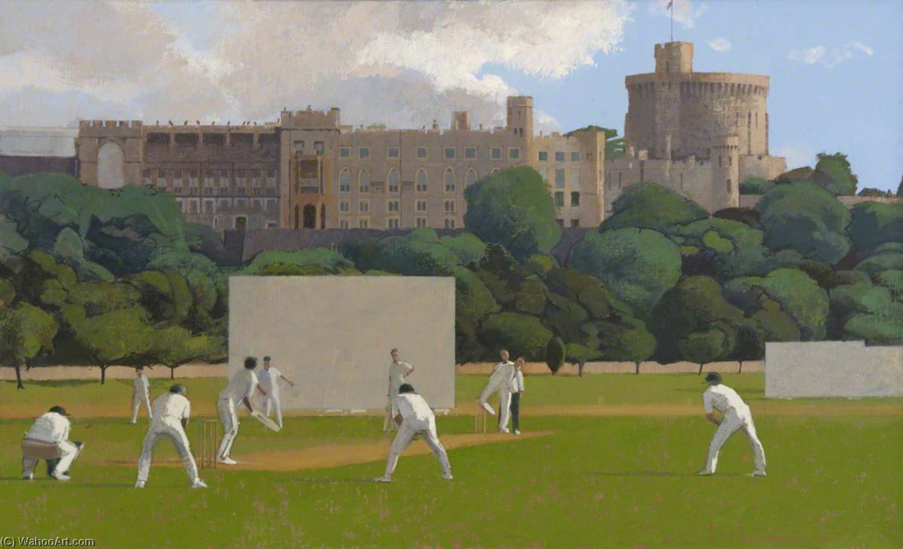 Windsor Castle And Cricket In Home Park — Alan Bennett