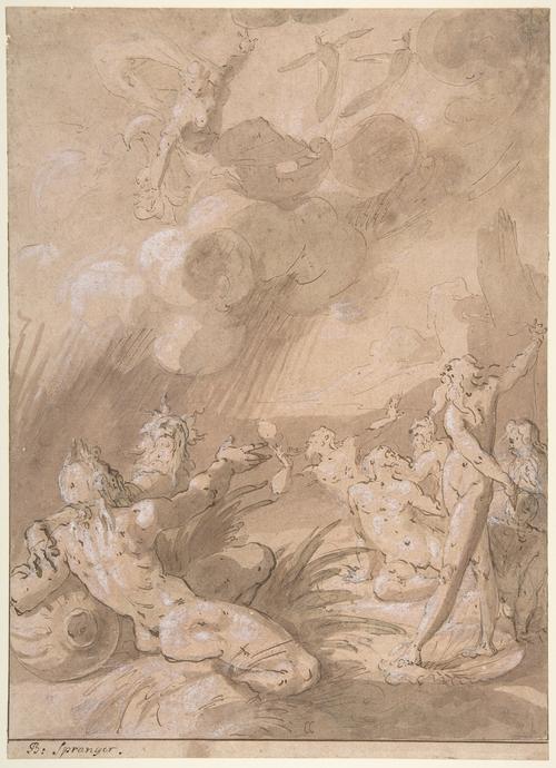 Juno Appearing To Sea Gods — Cornelis Cornelisz Van Haarlem