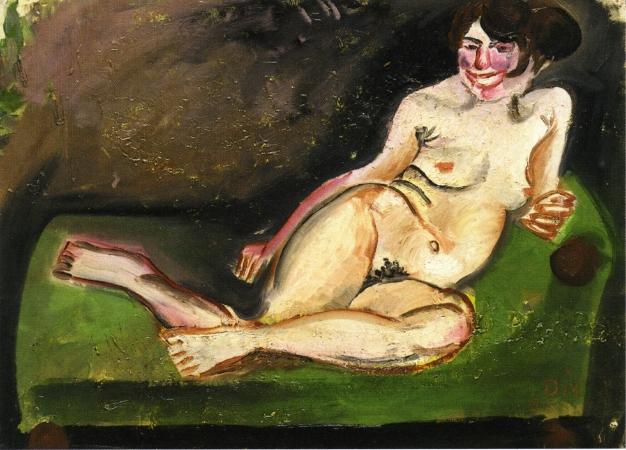 Reclining Nude — Otto Dix