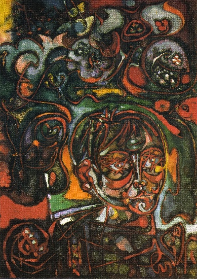 Portrait Of An American Teenager In The Forest — André Masson