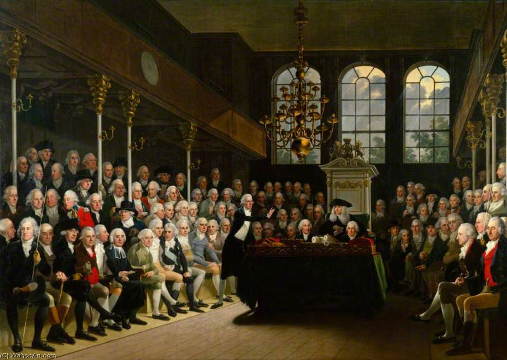 The House Of Commons, 1793–1794 — Karl Anton Hickel