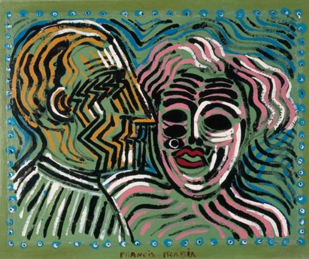 Couple Au Profil De Marcel Duchamp — Francis Picabia