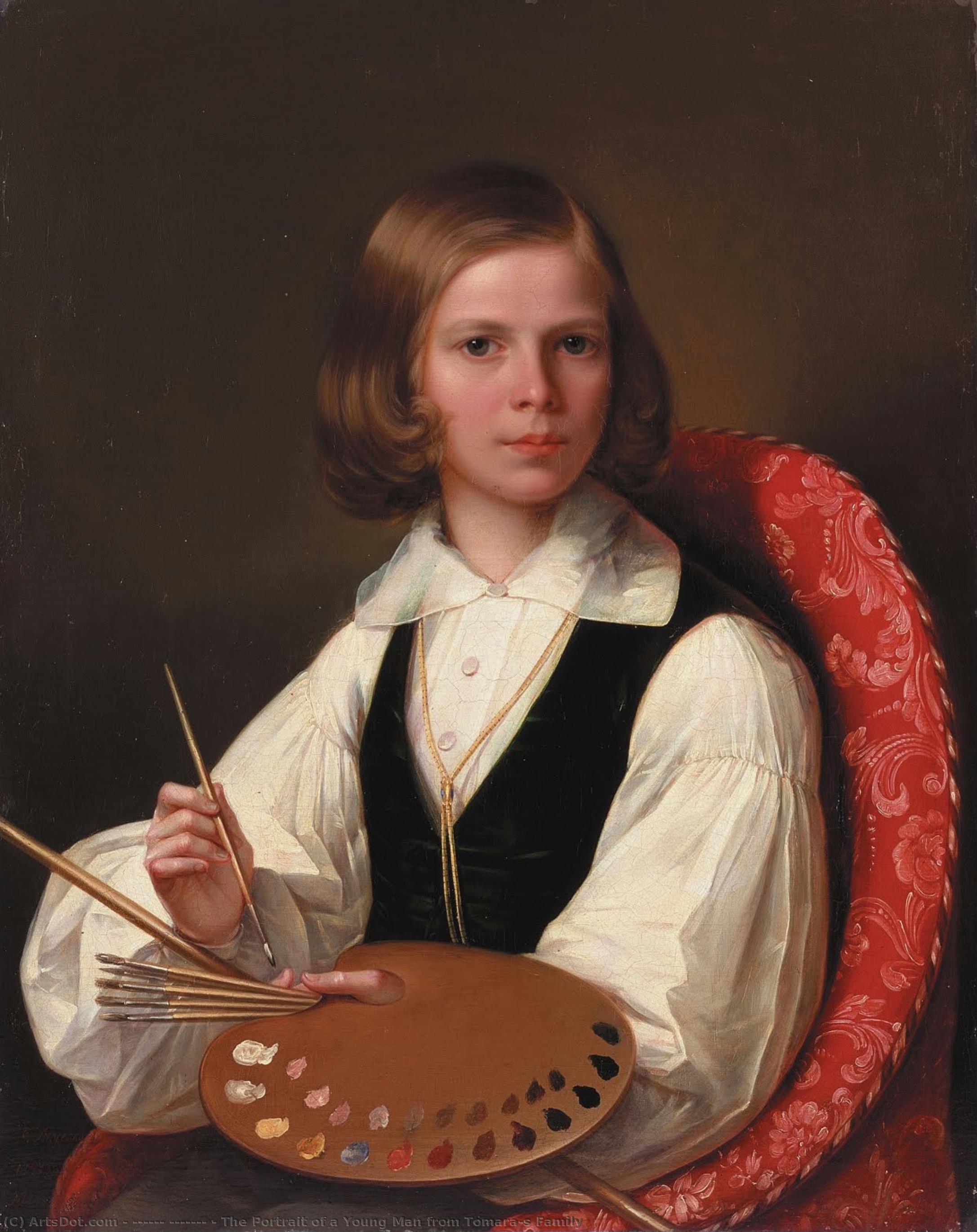 The Portrait Of A Young Man From Tomara’s Family — Максим Никифорович Воробьёв