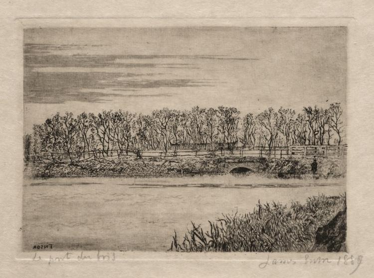 The Wood Bridge, Ostend — James Ensor