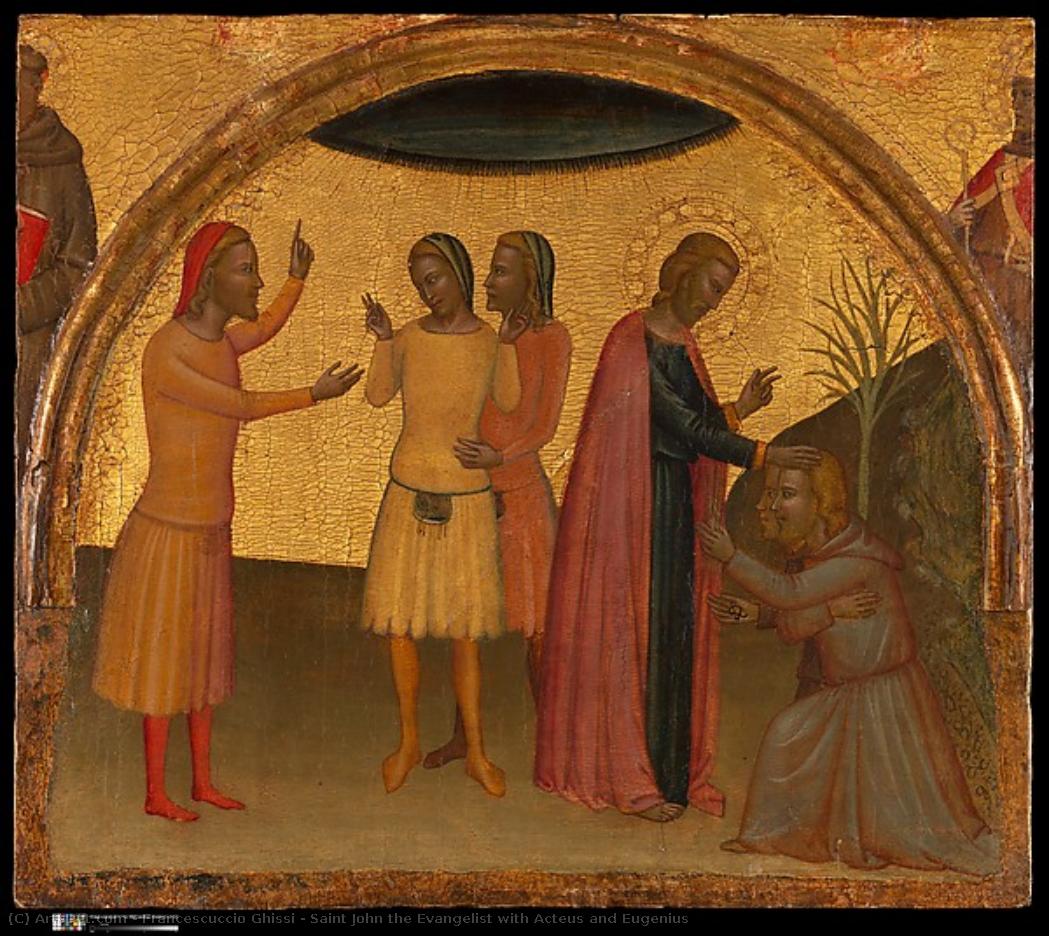 Saint John The Evangelist With Acteus And Eugenius — Francescuccio Ghissi
