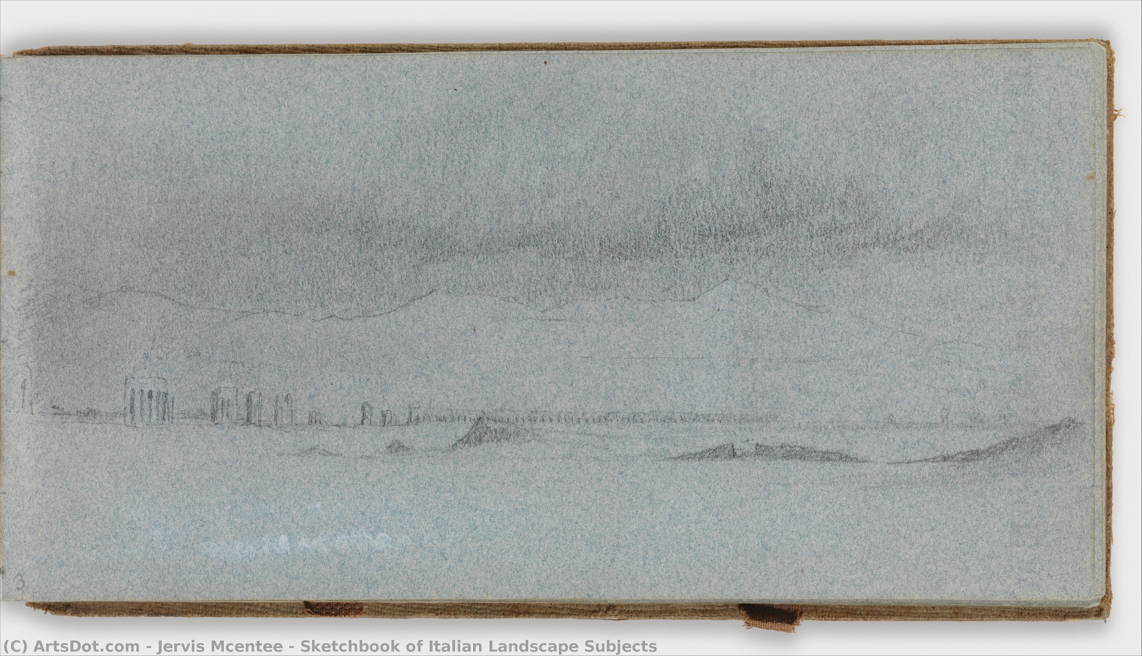 Sketchbook Of Italian Landscape Subjects — Jervis Mcentee