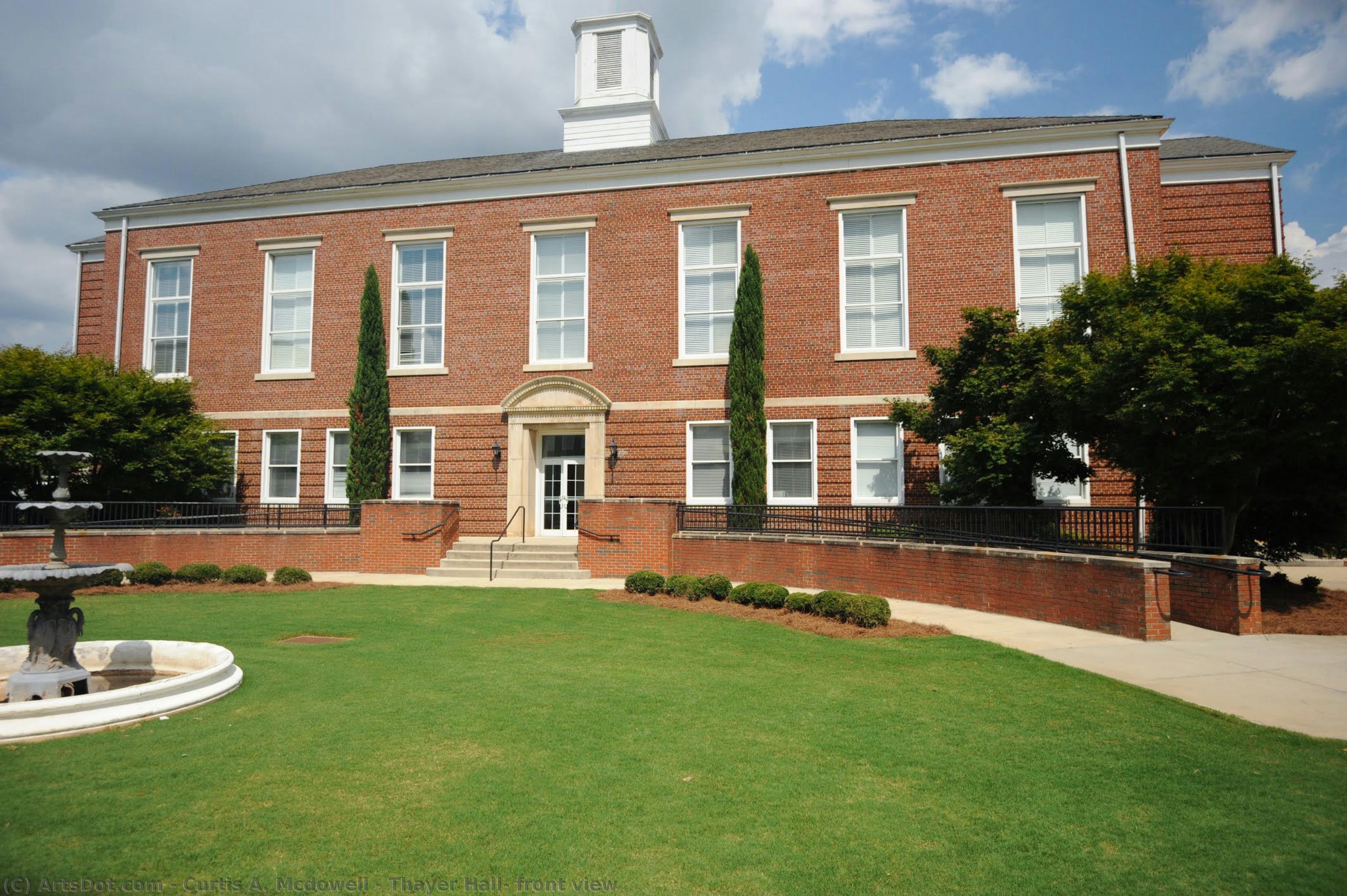 Thayer Hall, Front View — Curtis A. Mcdowell