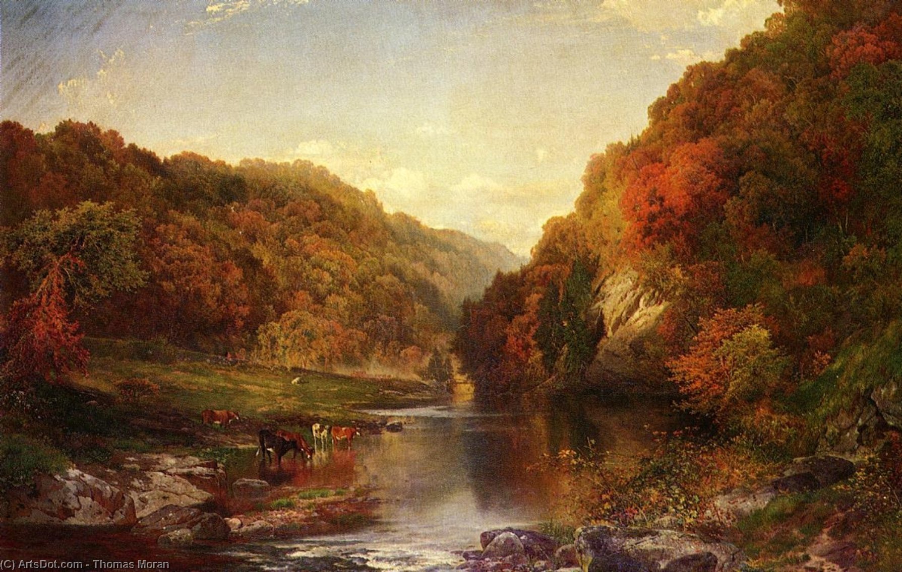 Autumn On The Wissahickon — Томас Морэн