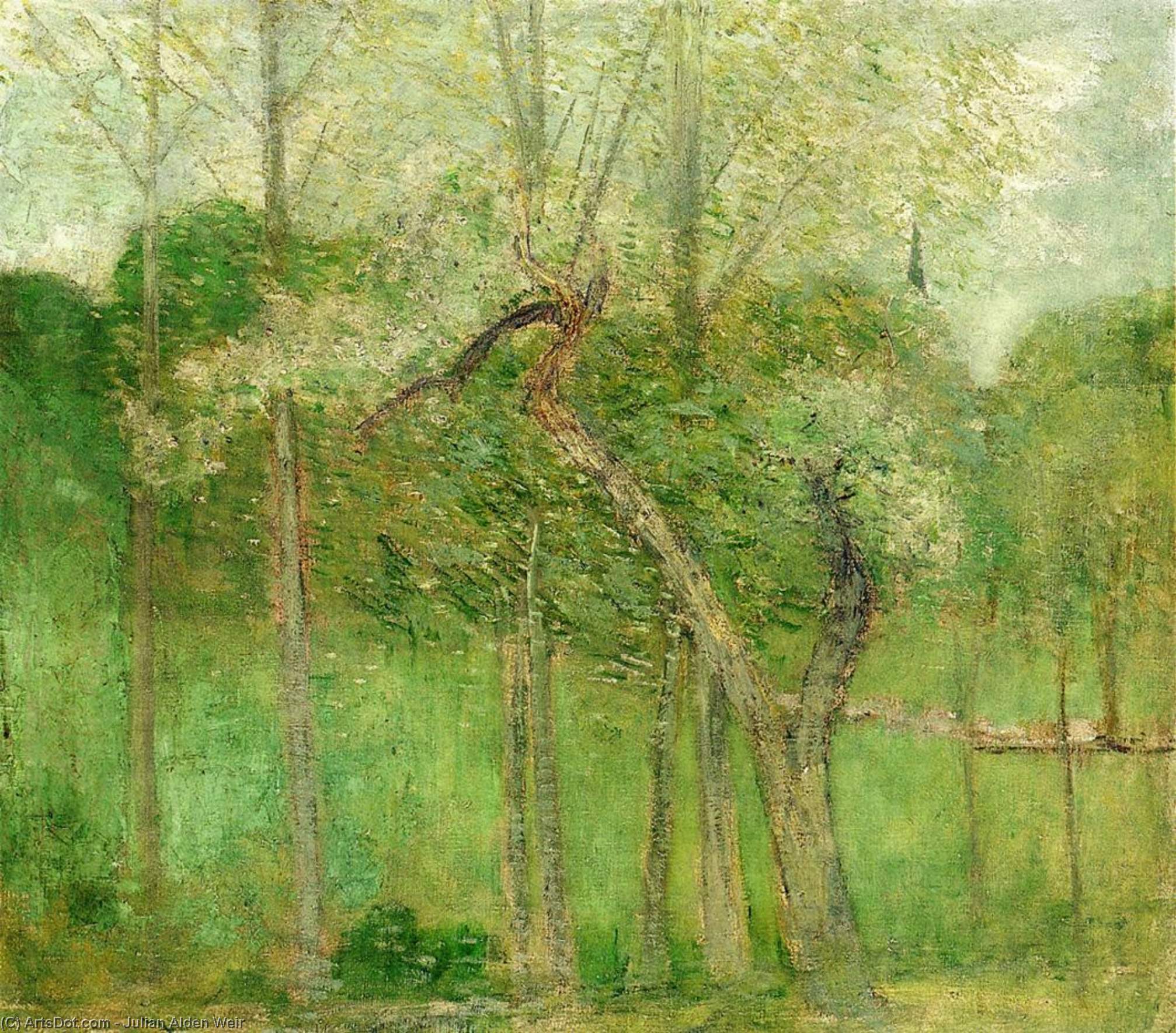 Landscape With Steeple, Wyndham — Julian Alden Weir