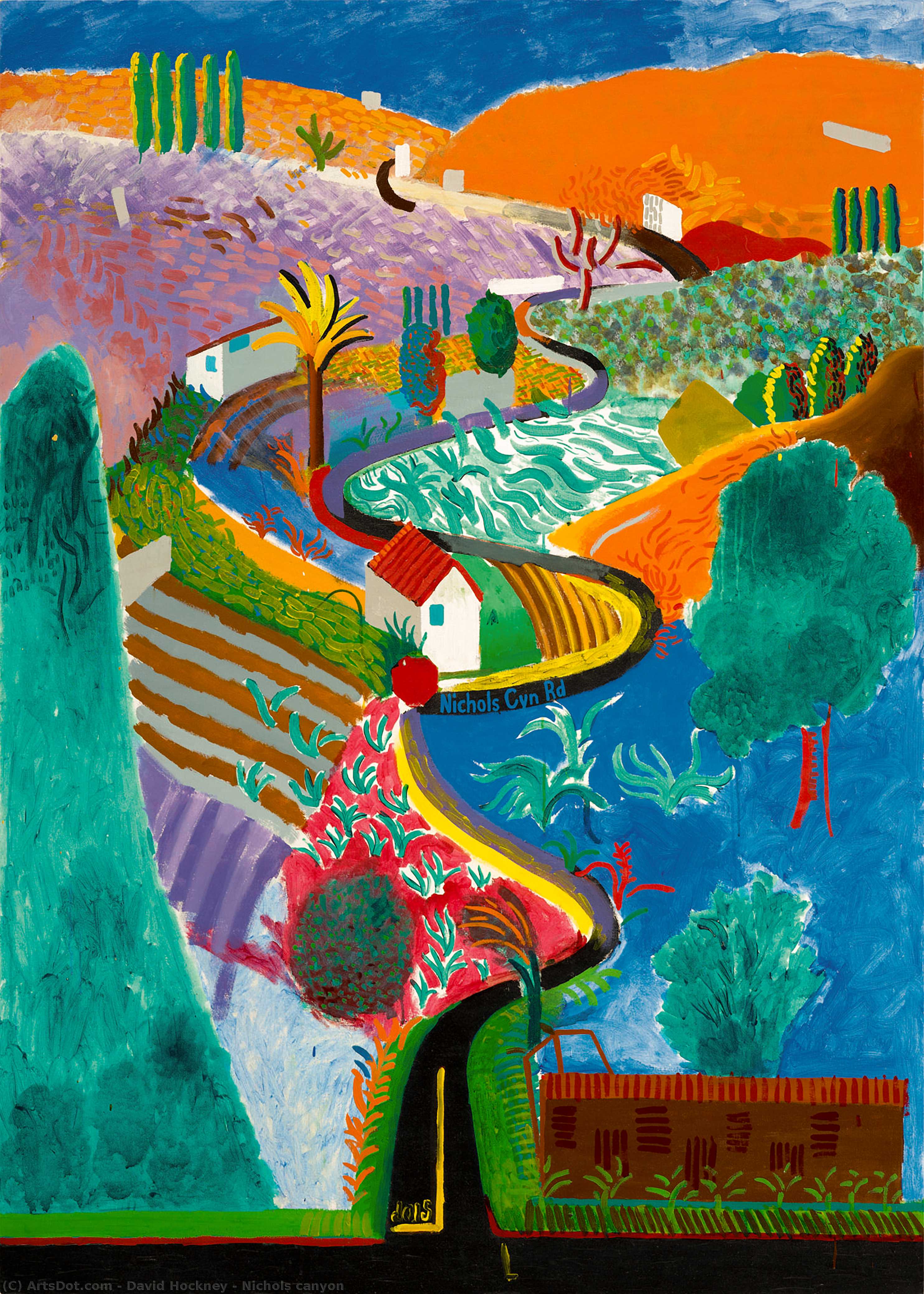 Nichols Canyon — David Hockney