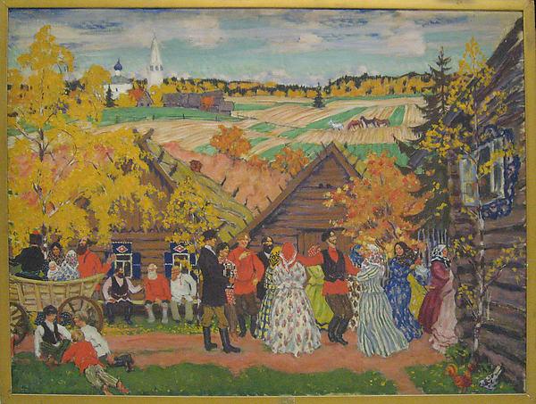 Village Festival — Boris Mikhailovich Kustodiev