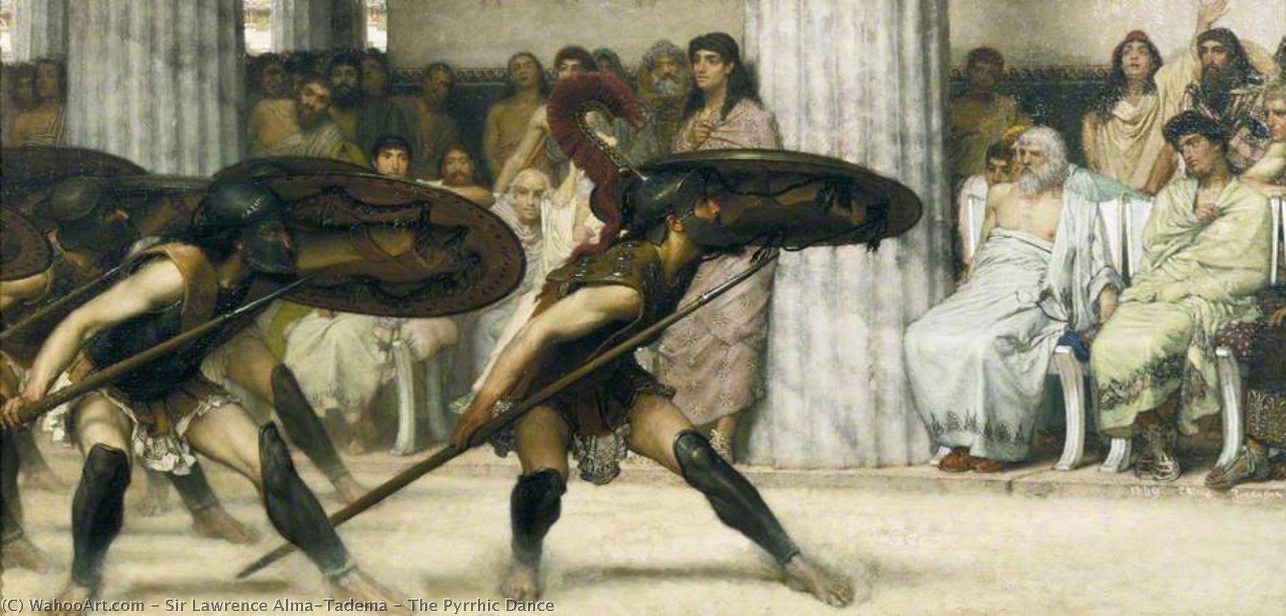 The Pyrrhic Dance — Lourens Alma Tadema