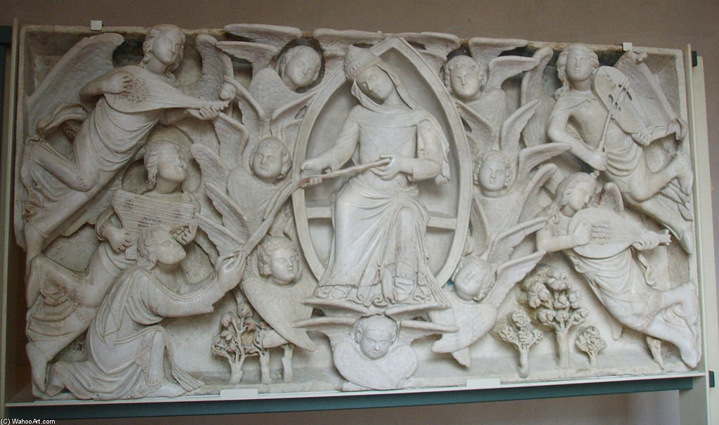 Cecco Del Mercia, Assunta Che Da La Cintola A San Tommaso. — Niccolò Di Tommaso