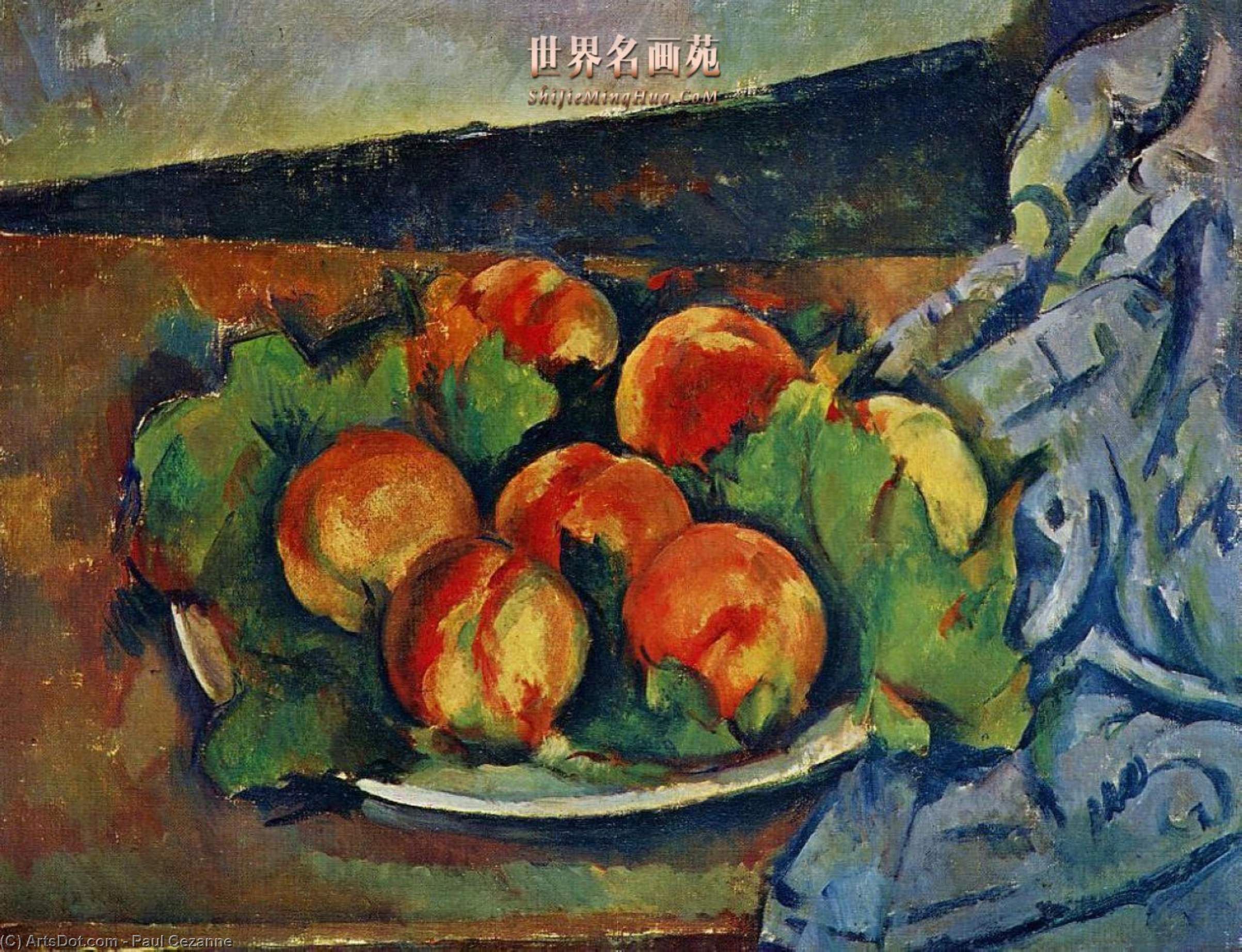 Dish Of Peaches — セザンヌ