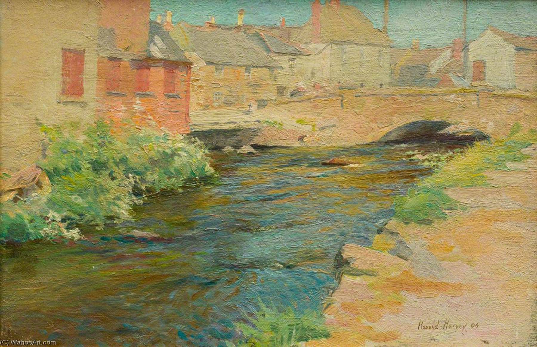 Newlyn Bridge — Harold Harvey