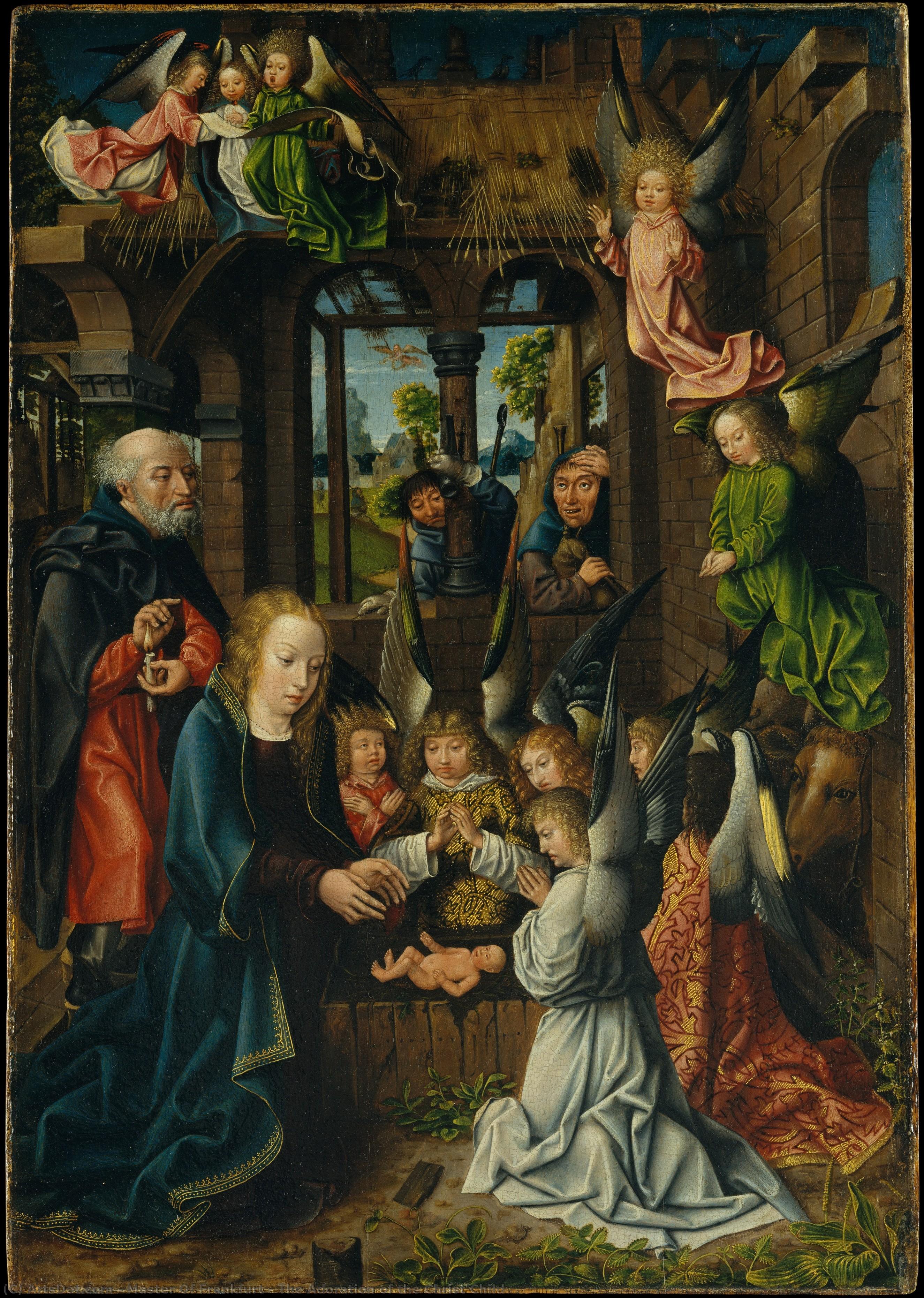 The Adoration Of The Christ Child — Master Of Frankfurt