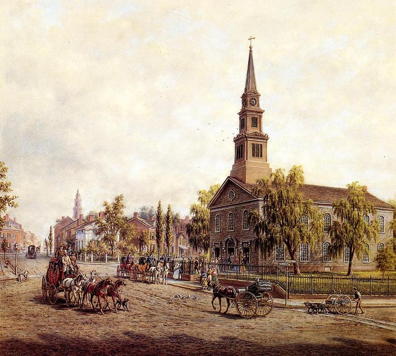 St. Mark's In The Bowery In The Early Forties — Edward Lamson Henry