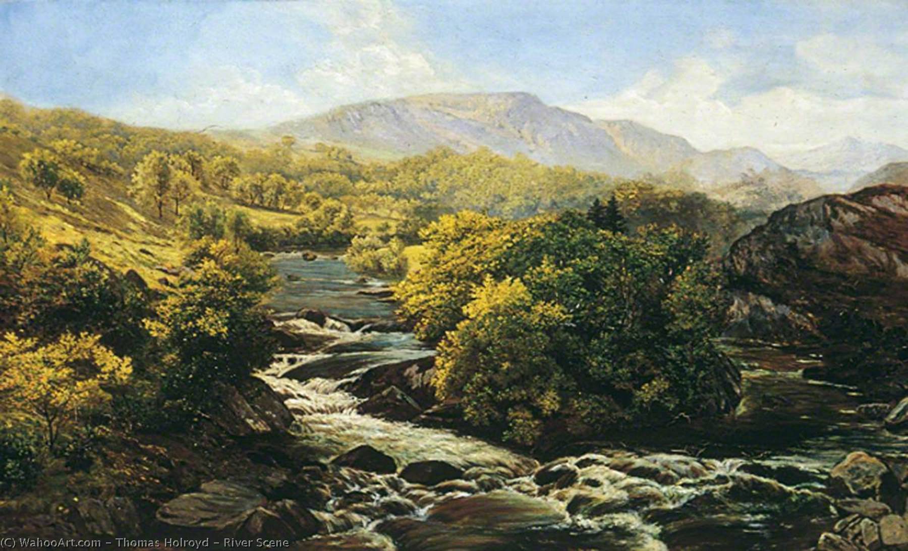 River Scene — Thomas Holroyd
