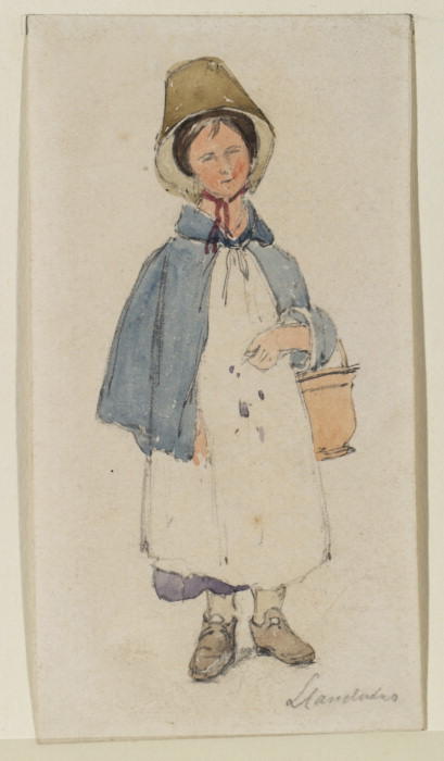 Young Welsh Girl 1 — David Cox