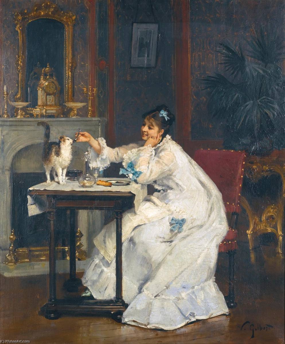 Un Repas À Deux — Victor Gabriel Gilbert